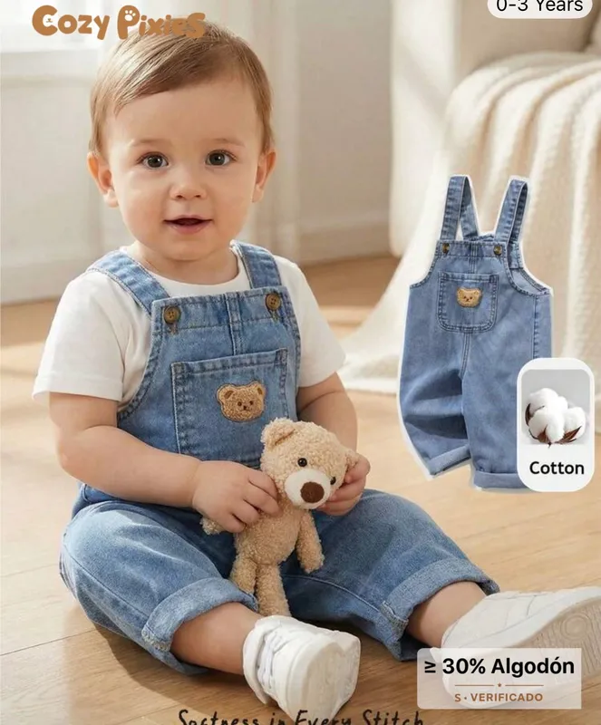Overol jeans de bebé