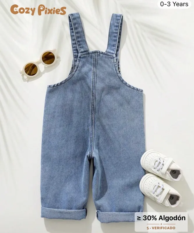 Overol jeans de bebé 3
