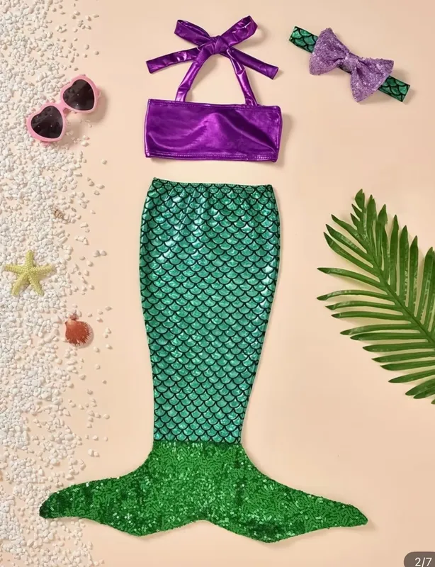 Traje de sirena bebé 2