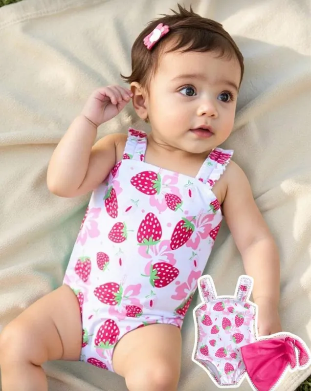 Ropa de baño fresas 2