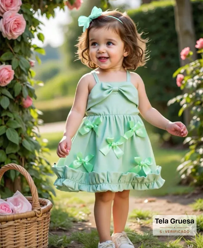 Vestido con lazos satinados
