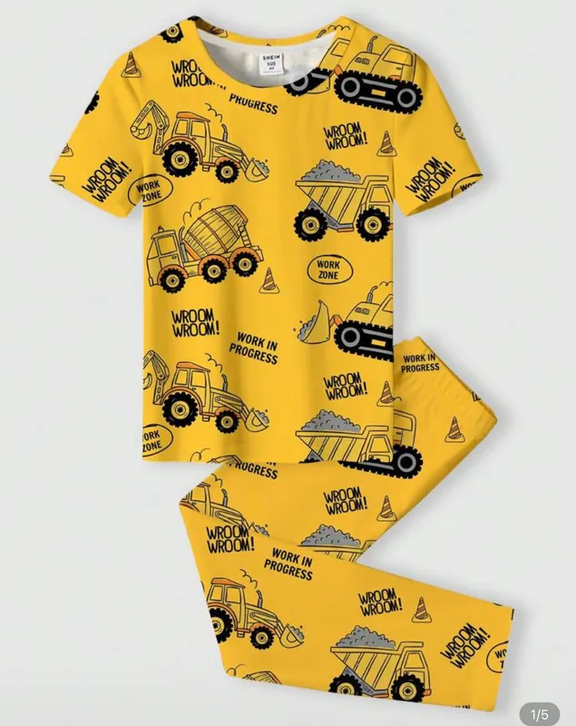 Pijama de carritos