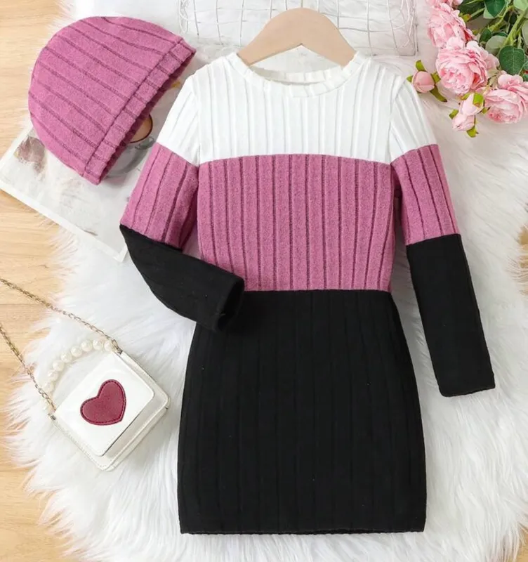 Vestido de invierno con boina