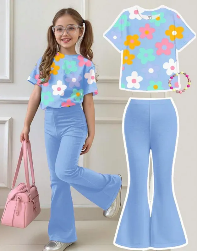 Conjunto verano de flores