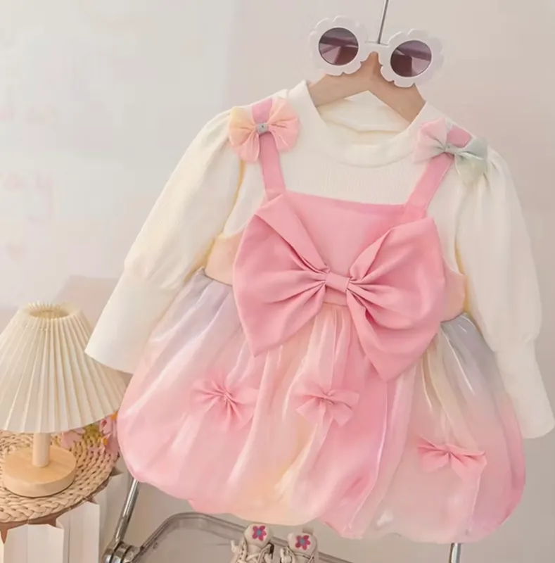 Vestido manga larga