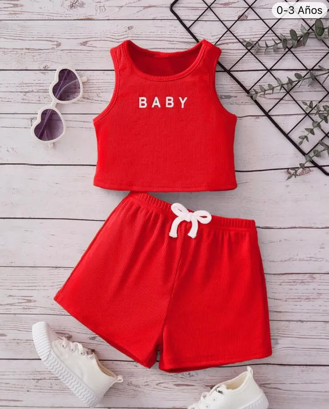 Conjunto verano top y short