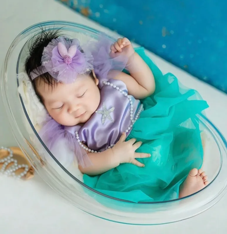 Vestido de princesa inspirada en sirena