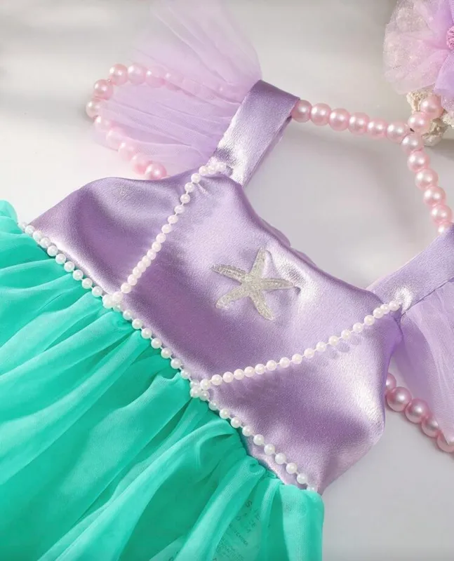 Vestido de princesa inspirada en sirena 2