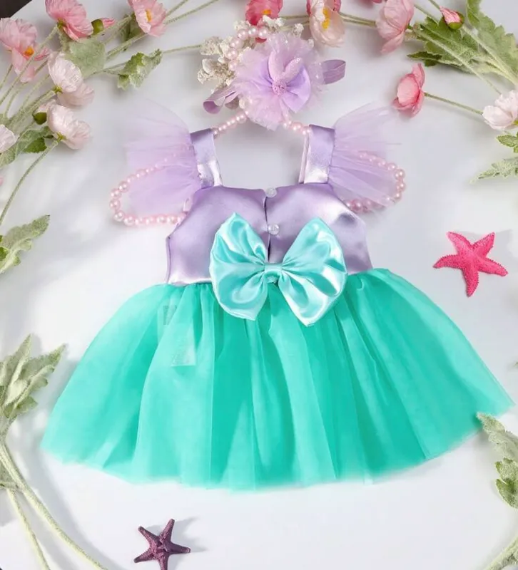 Vestido de princesa inspirada en sirena 3