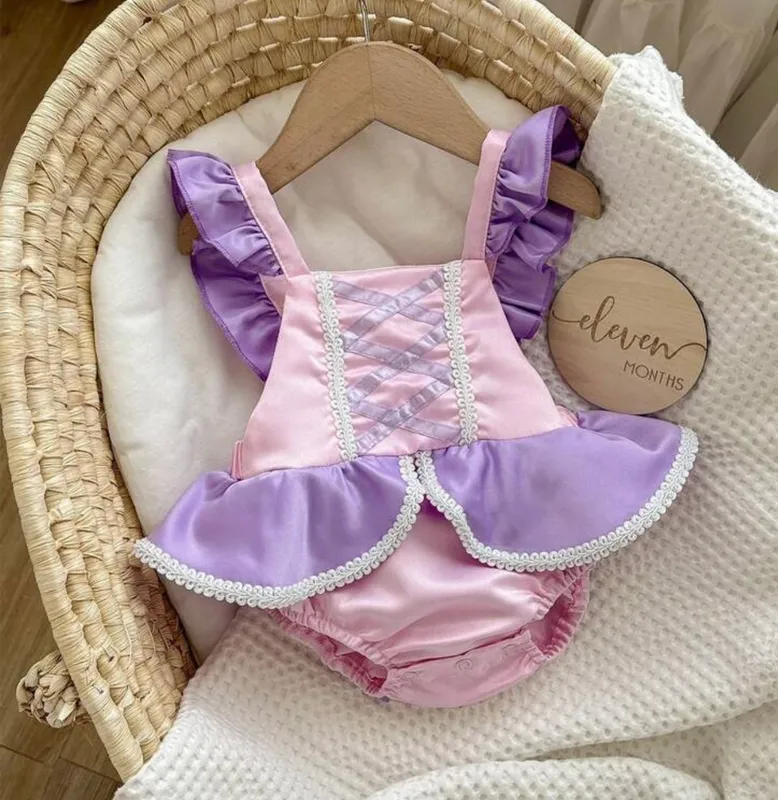 Vestido de princesa Rapunzel