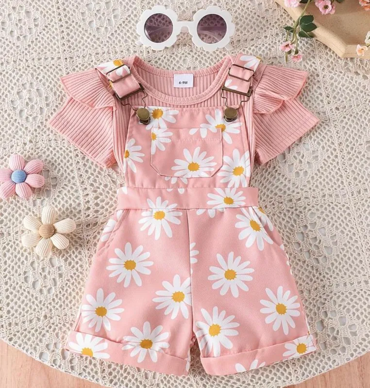 Conjunto de 2 piezas verano jumper