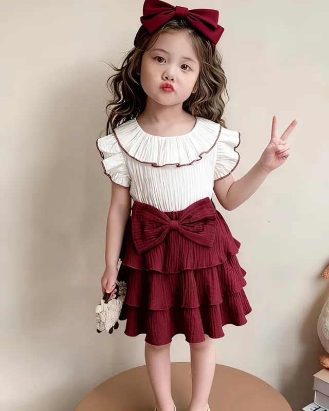 Vestido en algodón capas