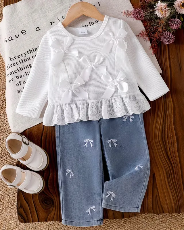 Conjunto lazos denim